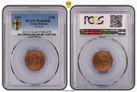 1941 1/4D S-4116 MS64RB