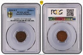 1820-M F Octavo AU55BN