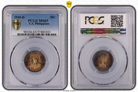 1945-D 20C MS65