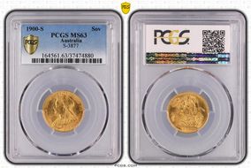 1900-S Sov S-3877 MS63