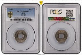 1954 1/2D MS66