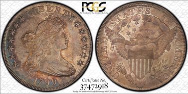 1799 $1 BB-160 MS62