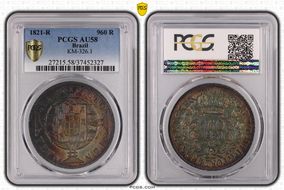1821-R 960 R Mald-443.23 AU58