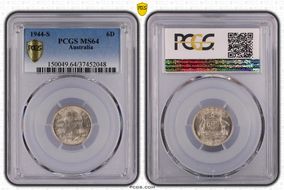 1944-S 6D MS64