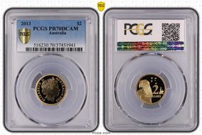2013 $2 PR70DCAM