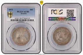 1873 50C Arrows AU50