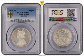 1875(B) Rupee SW-5.16 MS61