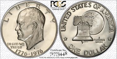 1976-S $1 Clad Type 2 PR69DCAM