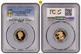 1990 1/2 Sov S-SB2 PR70DCAM