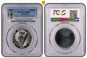 1993 ($100) Koala Advertising Sample MS69