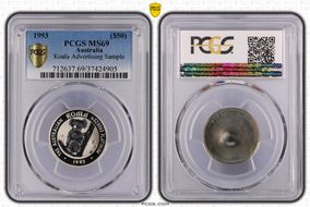 1993 ($50) Koala Advertising Sample MS69