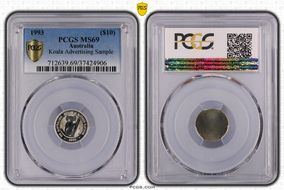 1993 ($10) Koala Advertising Sample MS69