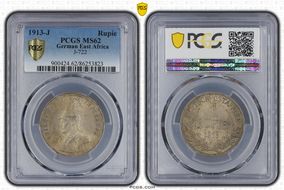 1913-J Rupie J-722 MS62