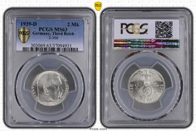 1939-D 2 Mk J-366 MS63