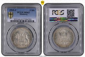 1913-J 3 Mk J-64 MS63