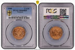 1948  2 1/2C MS66RD
