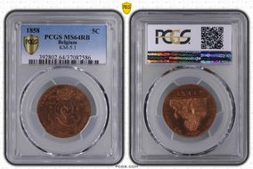 1858 5C KM-5.1 MS64RB