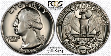 1970-S 25C PR69DCAM
