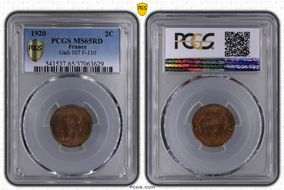 1920 2C Gad-107 F-110 MS65RD