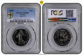 1995 5 Fr Gad-771 MS68