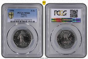 1996 5 Fr Gad-771 MS66