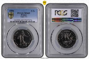 1996 5 Fr Gad-771 MS69