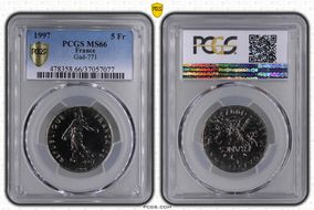 1997 5 Fr Gad-771 MS66