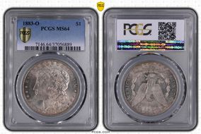 1883-O $1 MS64