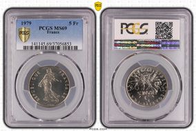 1979 5 Fr Gad-771 MS69