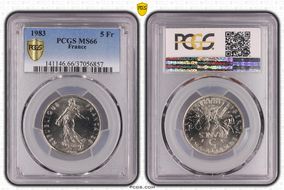1983 5 Fr Gad-771 MS66