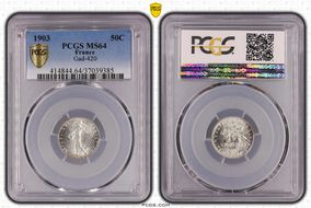 1903 50C Gad-420 F-190 MS64