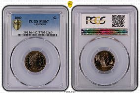 2000 $2 MS67