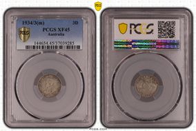1934/3(m) 3D KM-24  Ag XF45