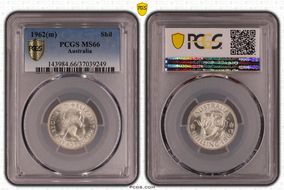 1962(m) Shil KM-59  Ag MS66