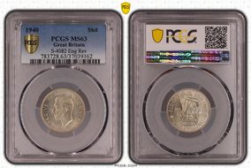 1940 Shil S-4082 English Rev MS63