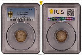 1857 6D S-3908 MS64