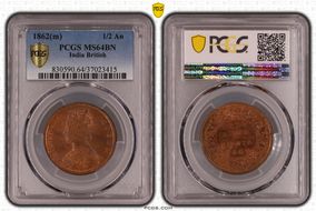 1862(M) 1/2 An SW-4.159 Prid-577 MS64BN