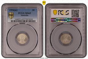 1954(m) 3D MS65
