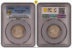 1950(m) Shil KM-46  Ag MS62