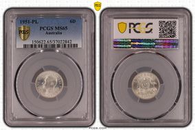 1951-PL 6D MS65