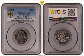 2004 10C Mule with $1 Obv MS63