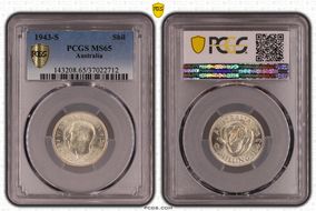 1943-S Shil KM-39  Ag MS65