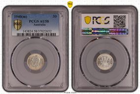 1940(m) 3D KM-37  Ag AU58