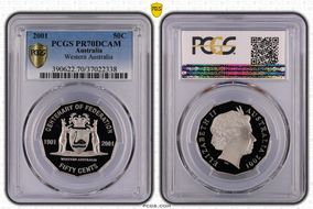 2001 50C Western Australia PR70DCAM