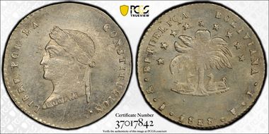 1858-PTS FJ 1/2 Sol KM-118.2 MS65