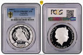 2000-C $5 Olympic - Kookaburra PR69DCAM