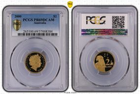 2000 $2 PR69DCAM