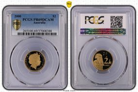 2000 $2 PR69DCAM