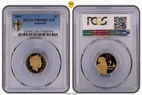 2007 $2 PR69DCAM