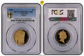 1996 $1 Parkes PR69DCAM